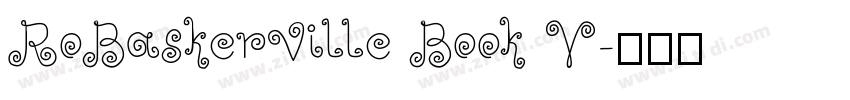 RoBaskerville Book V字体转换